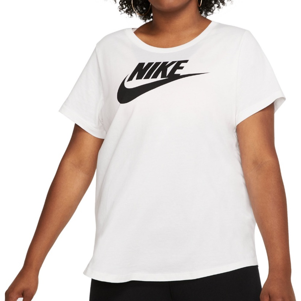 Nike plus size sportswear cotton logo t-shirt